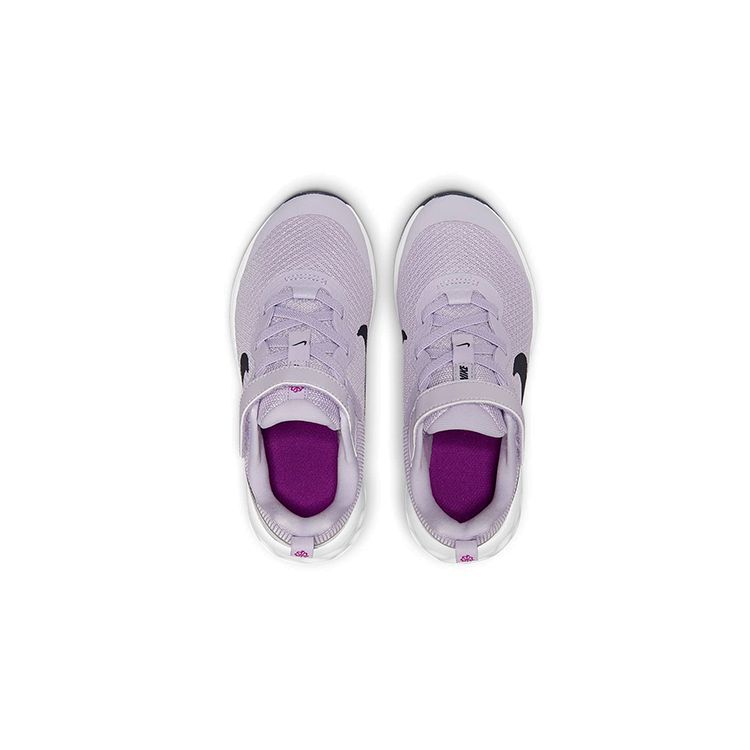 Nike Revolution 6 Comfortable Non-Slip Shock Absorbing Durable Low-Top Kids Running Shoes Kids Sneaker Purple DD1095-500