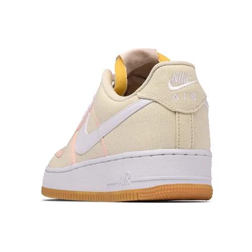 Nike Air Force 1 '07 Low Premium 'Light Cream Gum' (Unisex) Light Cream / White / Crimson Tint Skate Shoes CI9349 200