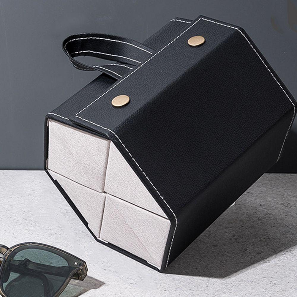 Display Case Holder Save space PU Bag Eyewear Holder Sunglasses Box Storage box Slots Glasses Case