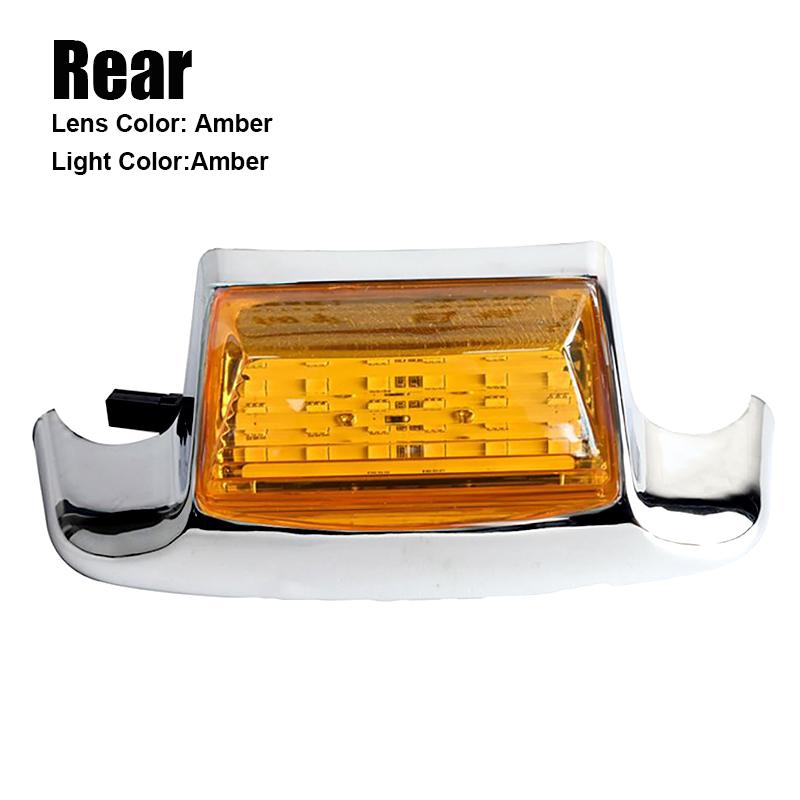 

12 светодиодов светодиодный фонарь для переднего и заднего крыла мотоцикла, подходит для Harley Touring Heritage Softail 1986-2009, декоративный светодиодный фонарь