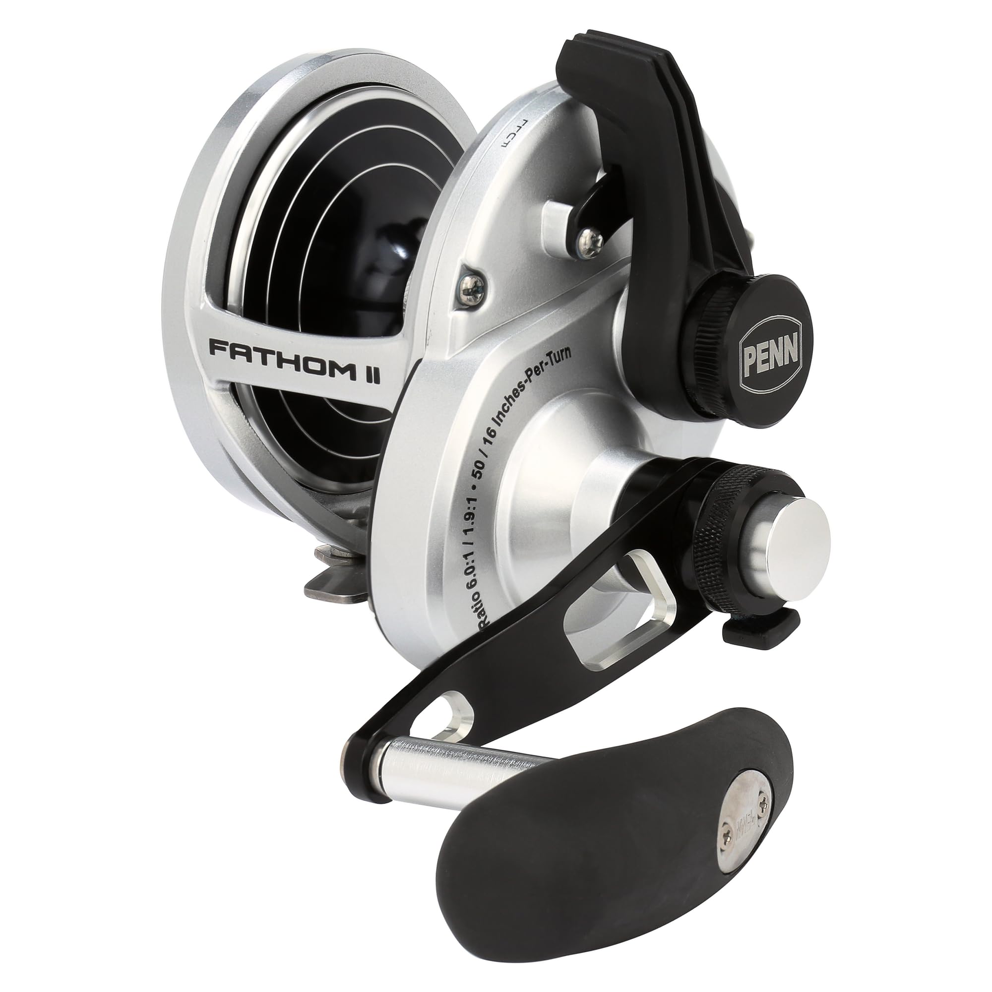 

PENN Fathom II Narrow Spool Offshore Durable and 2-Speed 40NLD2-L Reel, Heavy-Duty