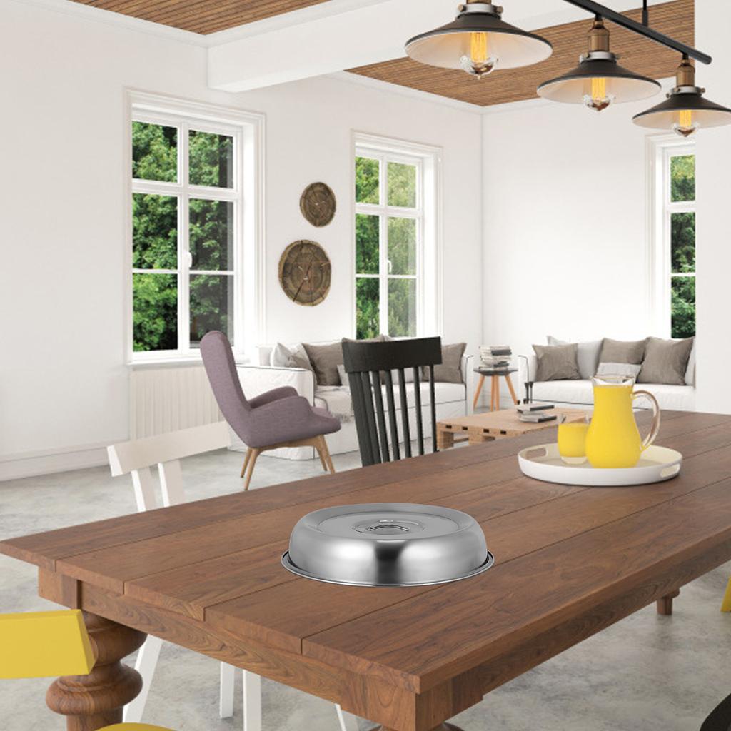 2 Pcs Vegetable Cover Cheese Its Food Cake Protective Hood Kitchen Cooking Stainless Steel Tool Household Steak