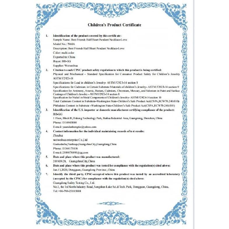 Best Friends Half Heart Pendant Necklace for Children, Kid's Best Friend Jewelry,Friendship Gift Girls BFF Necklaces-Love