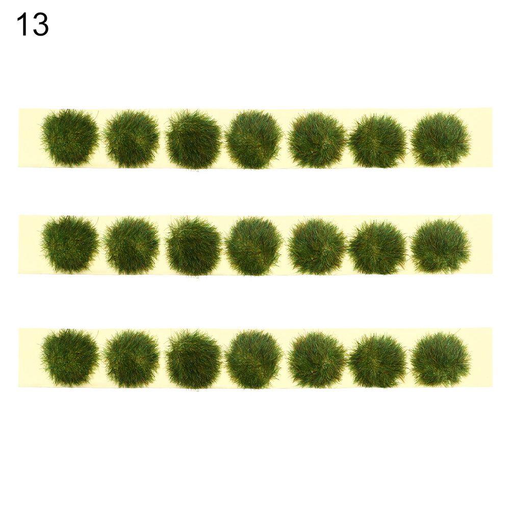 

1Sheet DIY Sand Table Grass Tufts Flower Cluster Building Layout Miniature Garden Decor Static Scenery Model Landscape Wargame