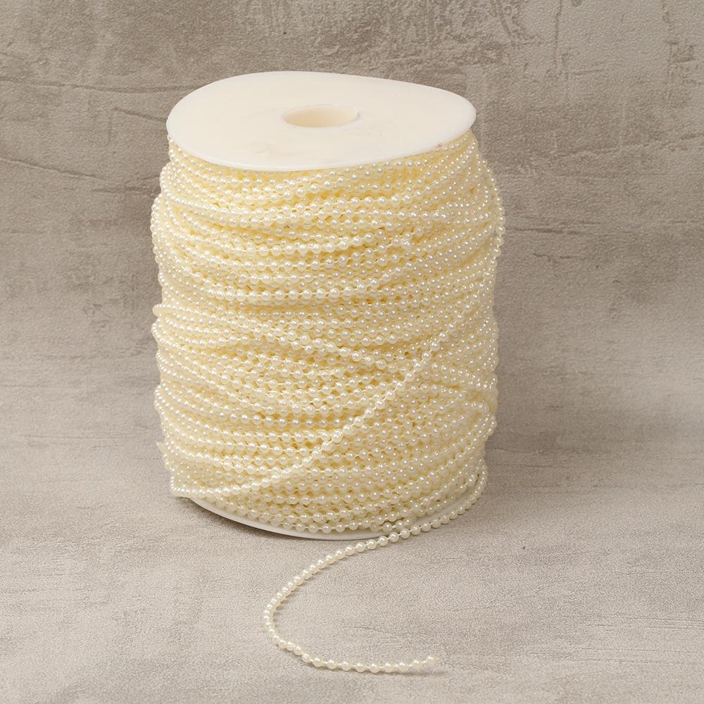 Top-Selling 2.0-14mm ABS Beads & Pearls for DIY Jewelry - Rhinestone Chain, Wedding Accessories