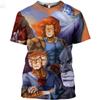 2025 Summer Anime T Shirt Thundercats 3D Print Men Women Fashion Oversized Children Boy Kawaii Tees Tops Girl Mens Clothing