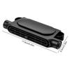 USB Car Rear Seat Fan Rechargeable Car Seat Headrest Fan 3 Speeds Cooling Backseat Fan Summer Accessories for Sedan SUS RV Truck