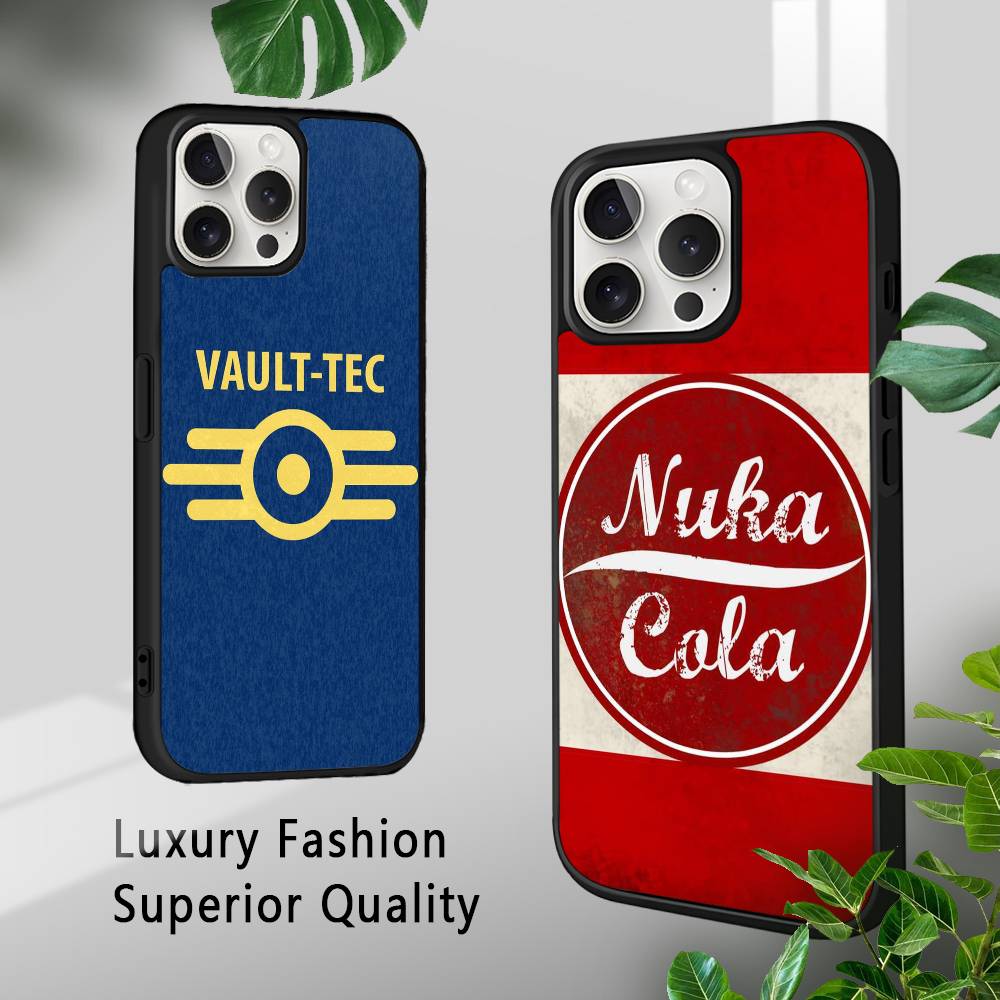 Custodia per Telefono Gioco F-Fallout Per iPhone 16 15 14 13 12 11 Pro Xs Max Mini Plus Celulares Hard Funda