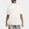 Nike T Shirts Men's White Stand Collar Moderate Straight Fit CU4510-904