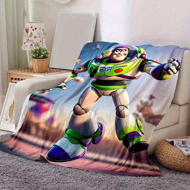

1pc, Cartoon Astronaut Blanket, Seasonal Universal, Home Decoration, Soft Flannel Throw Blanket, Cute Space Theme, Living Room, Travel, Camp 100x150cm