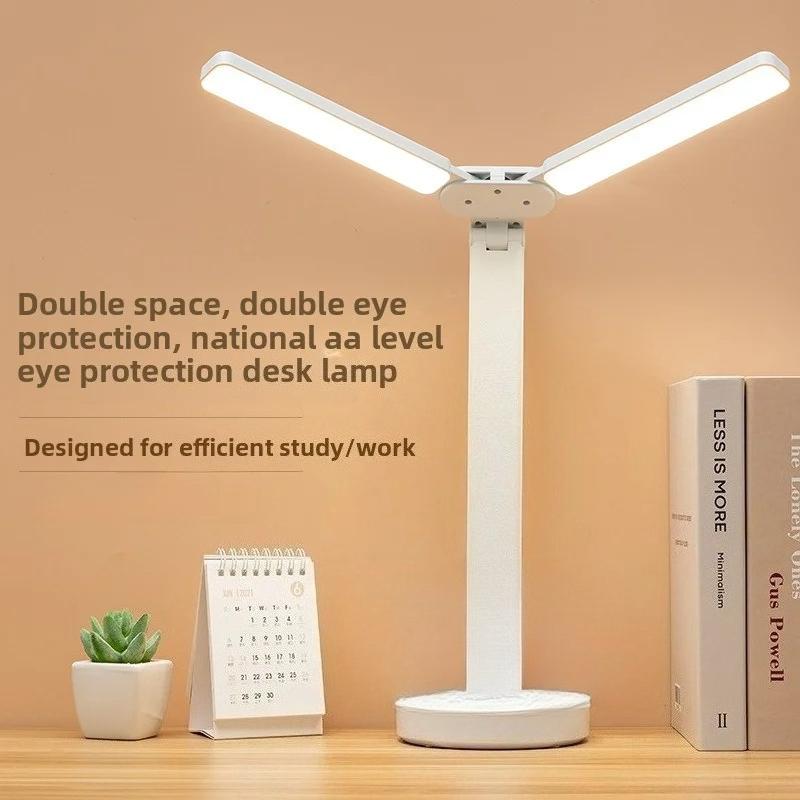 LED Schreibtischlampe 3 Stufen Dimmbar Touch Nachtlicht USB Wiederaufladbar Augenschutz Faltbare Tischlampe Für Schlafzimmer Nachttisch Lesen