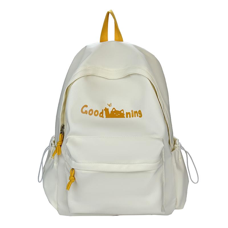 Junior School Sstudent Schoolbag Women Campus Backpack Print Large Capacity Backpack