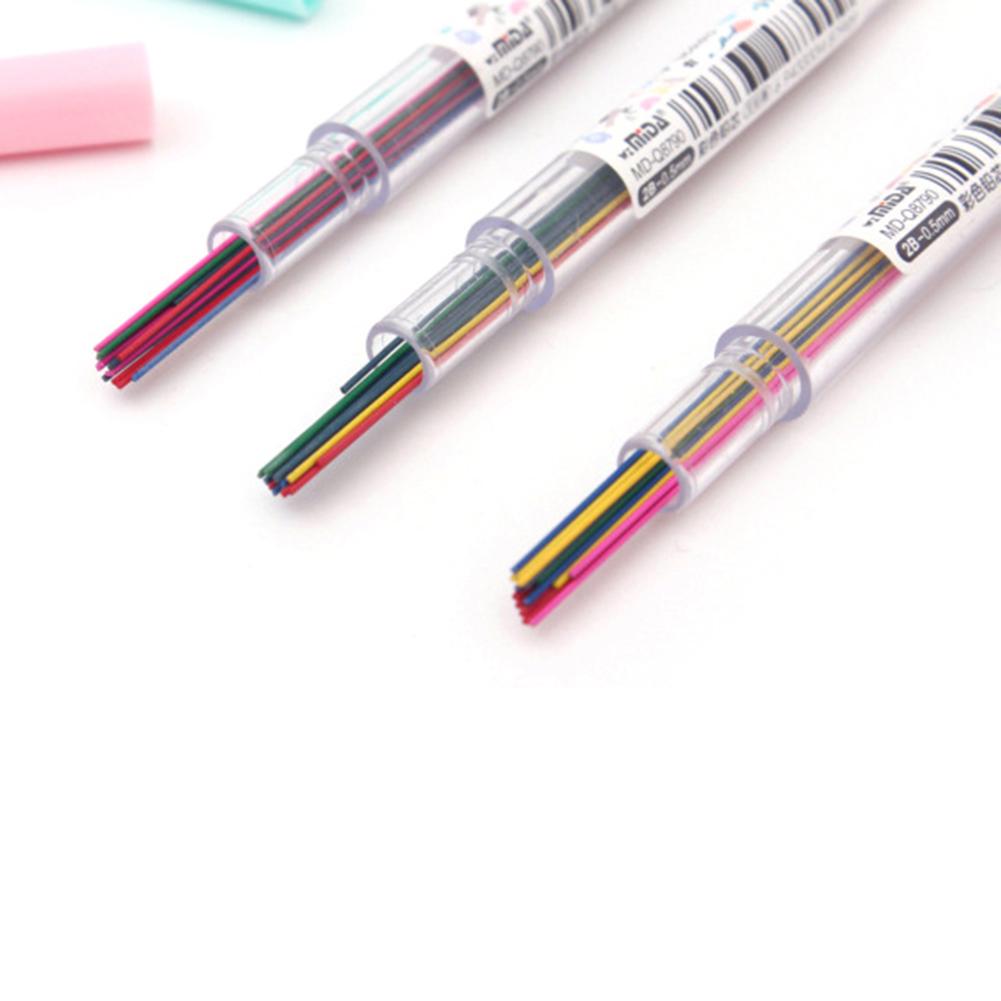 Pencil Graphite Rods Buy 15Pcs/set 0.5/0.7mm Colorful Mechanical Pencil Lead Rods Art Sketch ...
