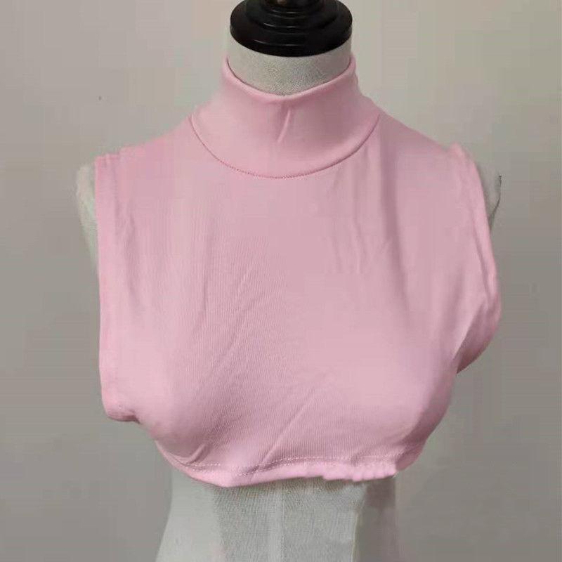 Halbhoher Kragen, falscher Kragen mit Schal, Pullover für Damen, um warm zu halten und die Halswirbelsäule zu schützen, Halsbedeckung, einfarbig, dekorativer falscher Kragen