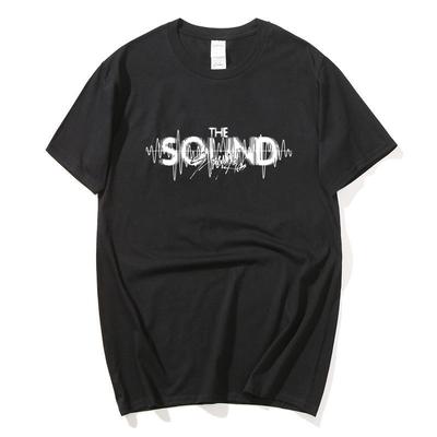 Kpop Korean Fashion Stray Kids T Shirt The Sound Music Album Aesthetic Unisex Women T-shirt Cotton Oversized T-shirts Streetwear