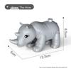 Compatible Lego Large Particle Ocean Animal Building Blocks: Lion, Dolphin, Zebra, Crocodile, Cat Toys.