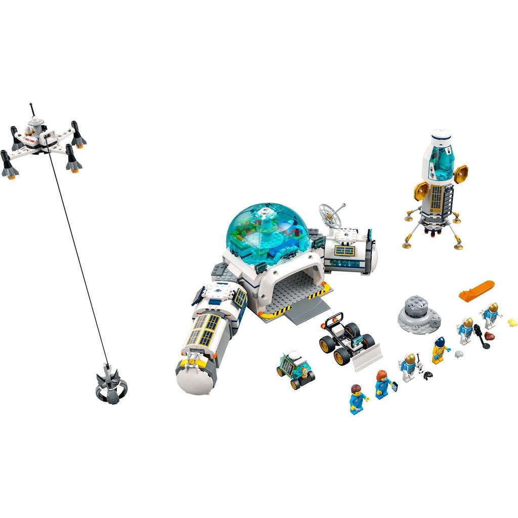 LEGO City Moon Rover 60350 Toy Blocks Gift Space Rocket for Boys and Girls Ages 7 and Up
