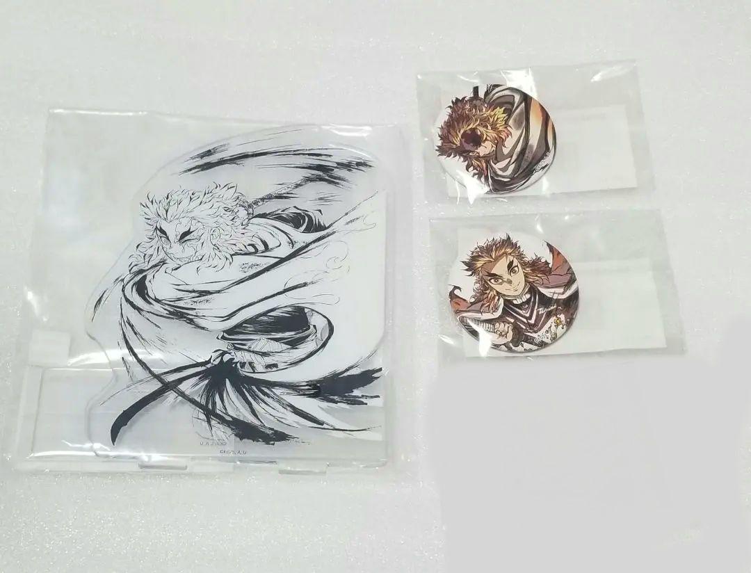 

[Б/У] Клинок, рассекающий демонов Интерлюдия Артбук Столп Пламени Ренгоку Лотерейный значок-канбадж Акриловая подставка