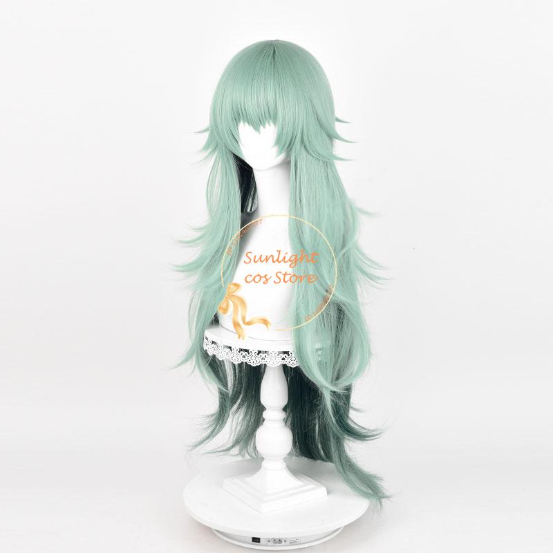 95cm Takatsuki Sen Cosplay Wig Green Gradient Curly Long Wig Eto Yoshimura Anime Wigs Heat Resistant Synthetic Hair + Wig Cap