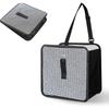 Bling Collapsible Car Trash Can  Large Capacity Seat Back Hanging Garbage Storage Bag Organizer For Women Interior Accessories