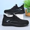 Plus Size Men's Flyknit Breathable Mesh Casual Sneakers