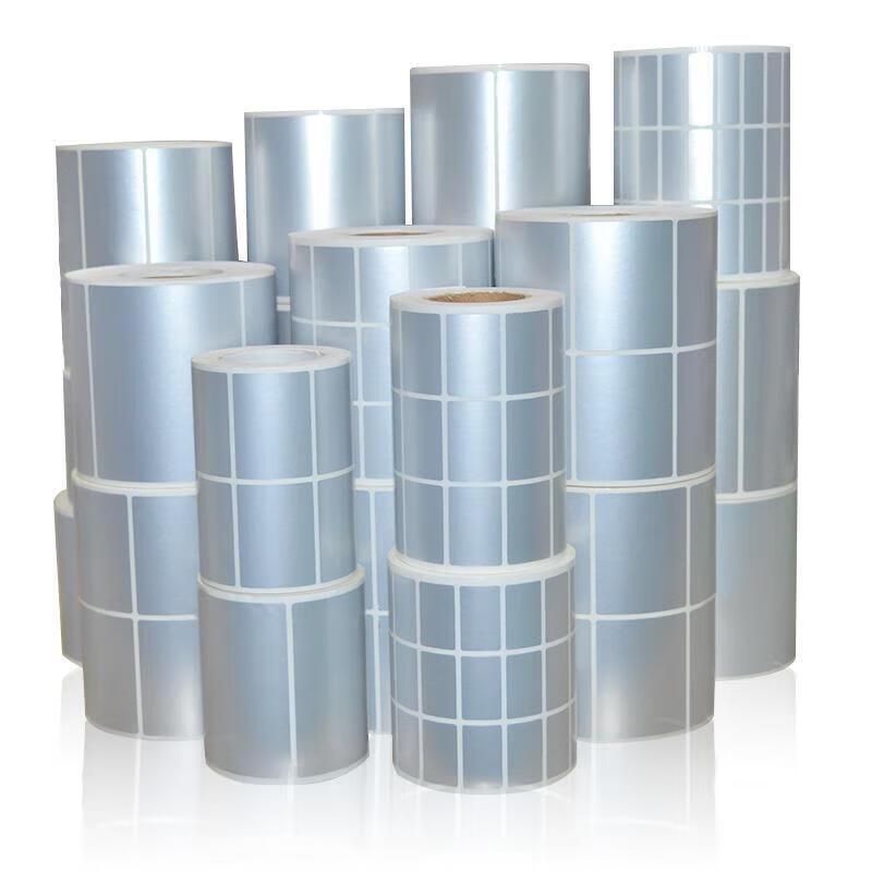 Matte Silver PET Waterproof Blank Labels