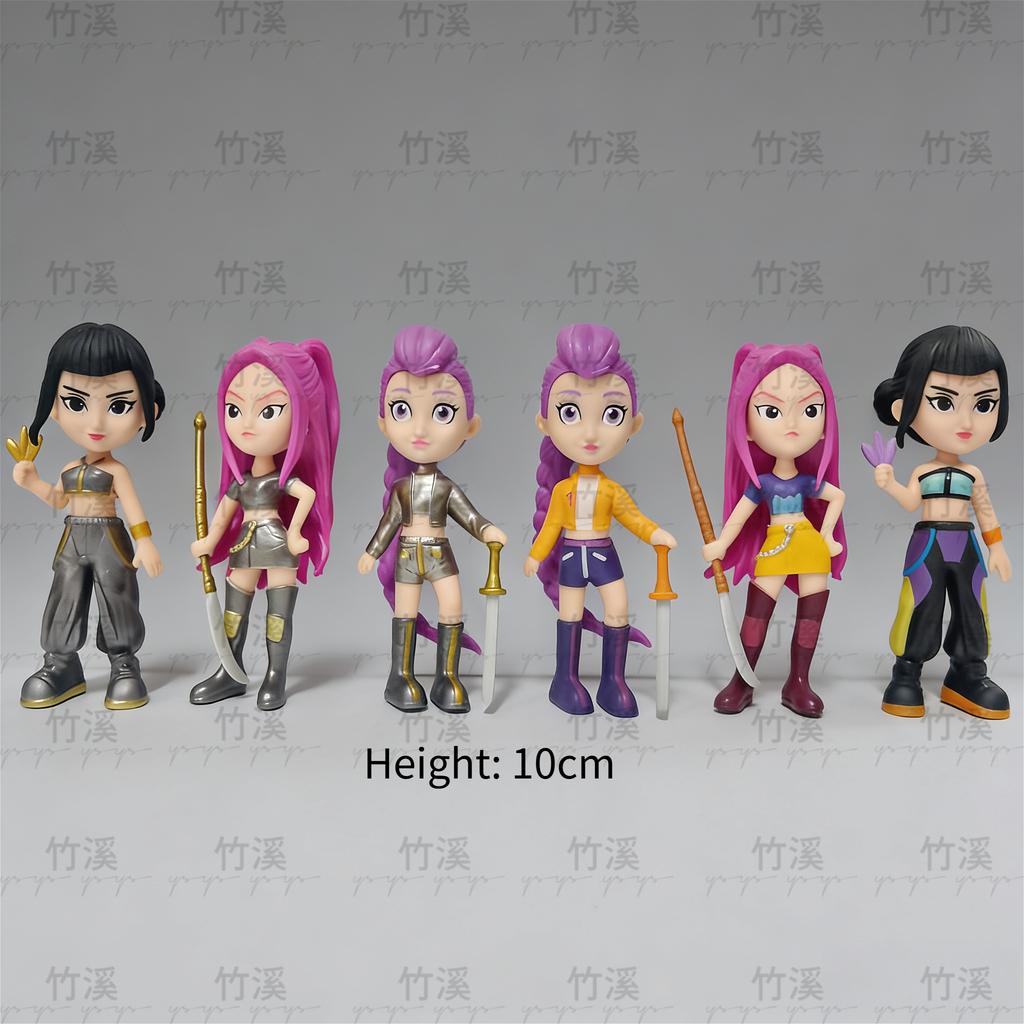 Kids New Year Gift Idea : Anime-Style PVC Action Figure Set, Cool Desktop Collectible Decor