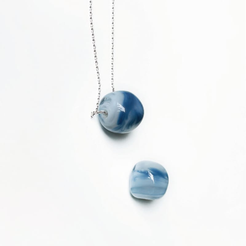 

Намисто зі скла Azurhaus Neptune blue