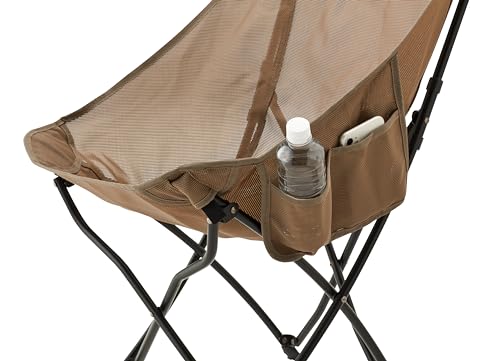 COLEMAN Healing Chair NX Mesh (Greige) - Perfect for Outdoor Activities, Camping, Fishing, and Leisure, with Storage Case - Portable and Breathable
