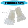 Delicate Rhinestones Embroidered Gloves Soft Nylon Arm Sleeves For Daily Fashion Evening Event