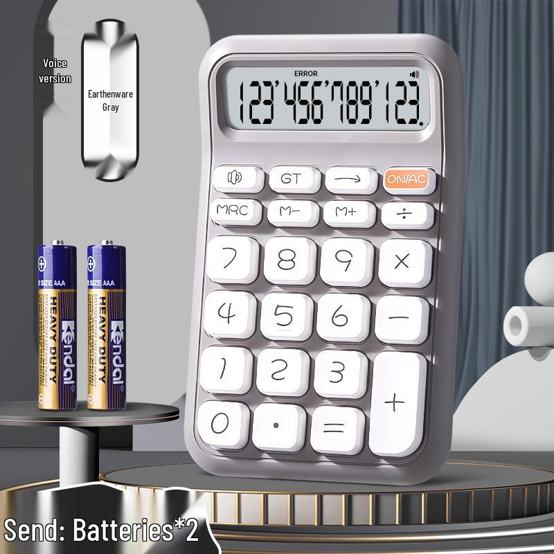 High-Value Flexible Office Calculator for Students and Professionals with Cute Design and Voice Functionality
