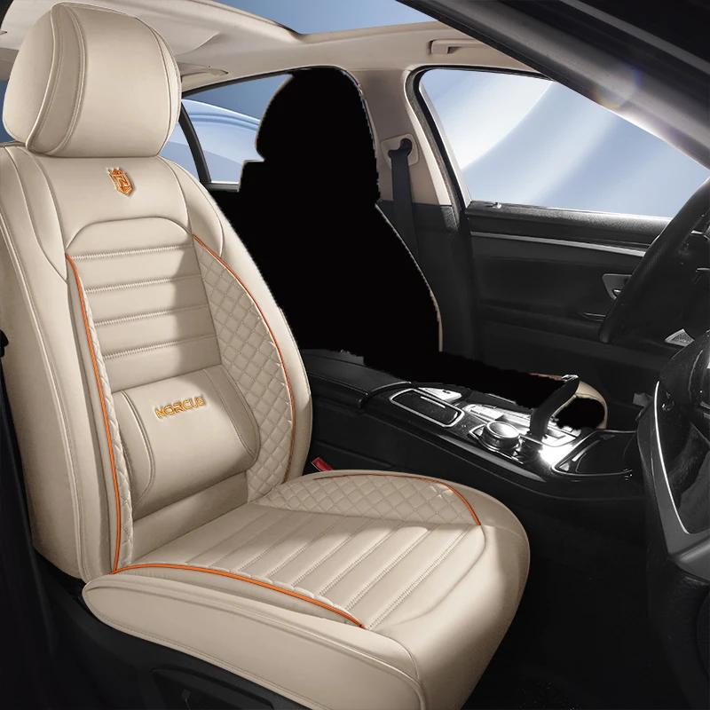 1 PCS Universal Size PU Leather Car Seat Cover for Dacia Duster Renault Clio Fiat Panda Ypsilon Seat Arona Cors Car Accessories