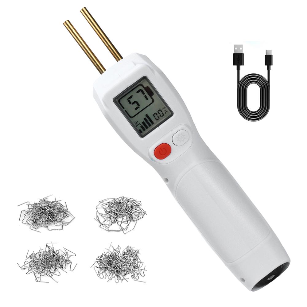 PWG-2 500W Latest LCD Display Handheld Wireless Charging Plastic Soldering Iron with 200pcs Soldering Tips Repair Tool