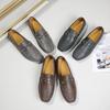 Men's Casual Leather Shoes Lightweight Loafers Moccasins Slip on Classic Male Comfortable Driving Shoe