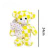 Hot Selling New Teddy Beer Plush Ribbon Checkerboard Teddy Cute Plush Doll