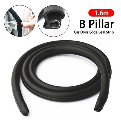 Car Door Edge Card Slot Seal Strip B Pillar Car Rubber Weatherstrip Sound Insulation Steel Strip Anti-Scratch Protector