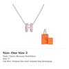 Hermes POP H Enamel Alloy Necklaces Women's Silver Chain H147991FP59