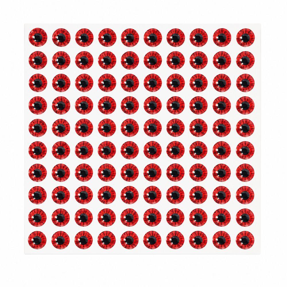300PCS Self-Adhesive Fish Eyes Stickers 3D Holographic Artificial Fishing Eyes  Lure Making