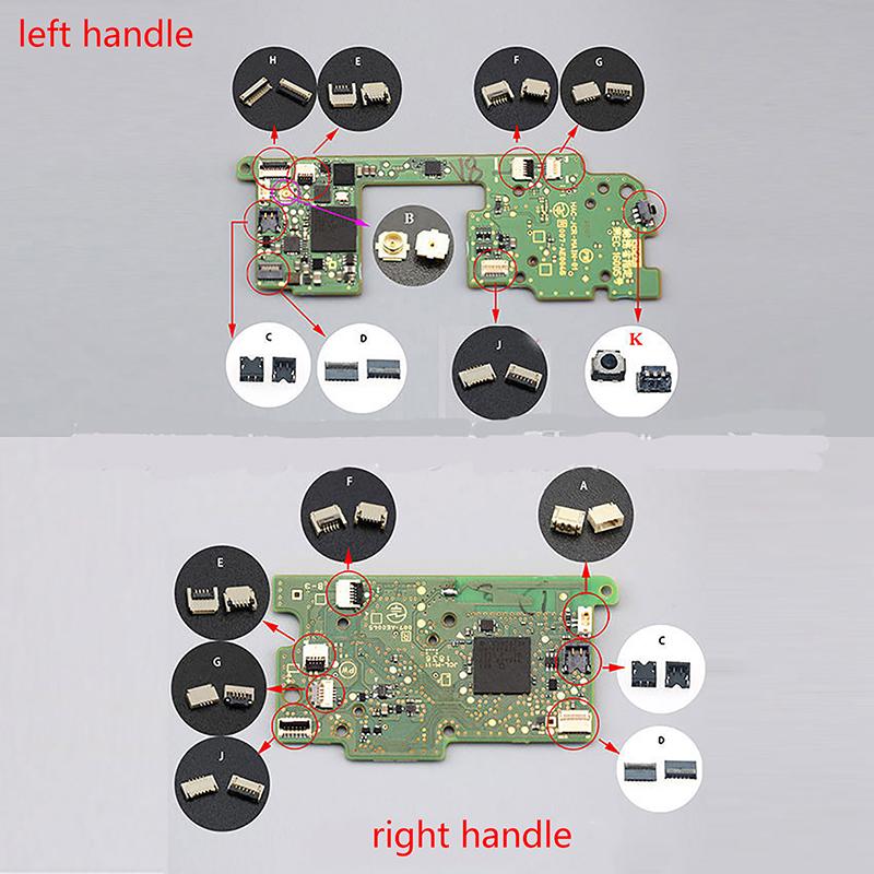 Joystick Slider Rail Connector Socket Sl Sr  Zr Cable Port For Switch Joy-Con