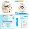 Solar Energy Science Kit For Kids With Dual Ring Construction Diy Educational Toy