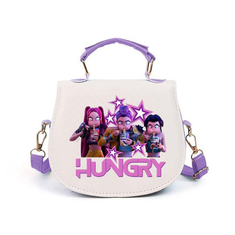 Mädchen Kpop Jäger Derpy Rumi Zoey Mira Bedruckte Schultaschen Kinder Freizeit Schultertaschen Crossbody Bags
