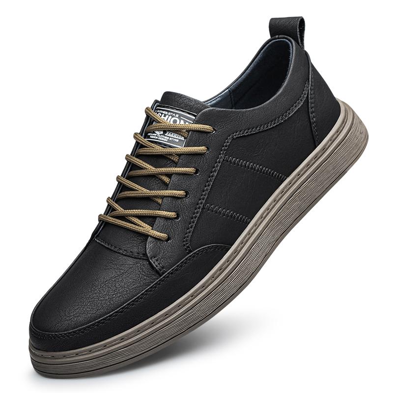 High Quality Brand Wear-resistant Sole Men's Leather Casual Shoes Versatile Men's Oxford Shoes Low Top Mountaineering Shoes