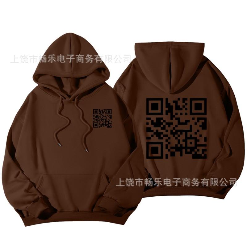 Unisex Oversized Fleece-Lined Hoodie With Bold Graphic Print Loose Fit Long Sleeve Sweatshirt Teens Adults