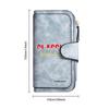 Vintage Long Wallet Multi Card Slot Casual Portable Leather Purse for Daily Use