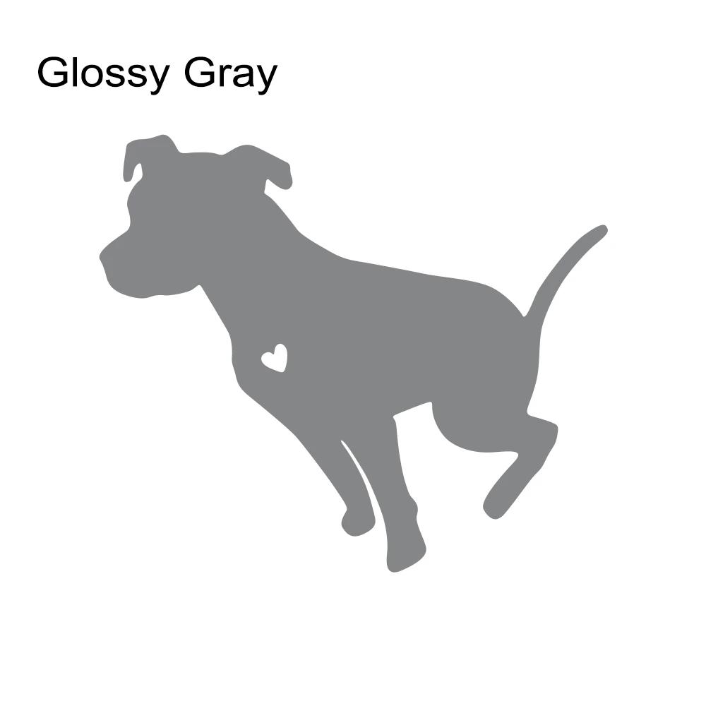 Funny Cute Pit Bull Dog Car Body Window Sticker Water-resistant Vinyl Decal Automobiles Styling Decoration Sticker Accessories