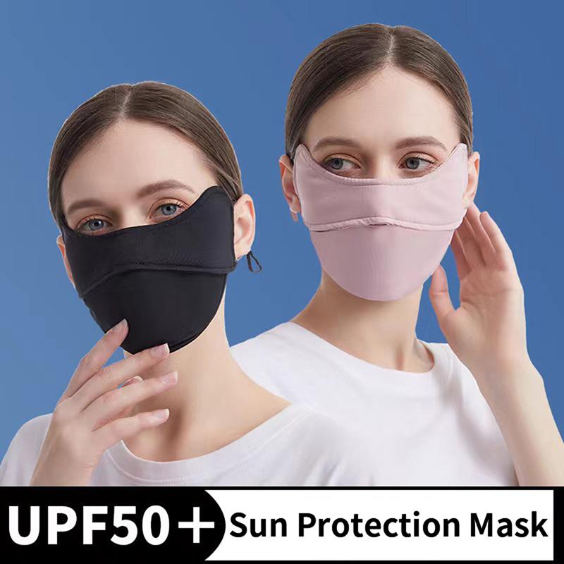 Breathable Ice Silk Face Scarf Outdoor Sports Anti-Uv Face Mask Head Scarf