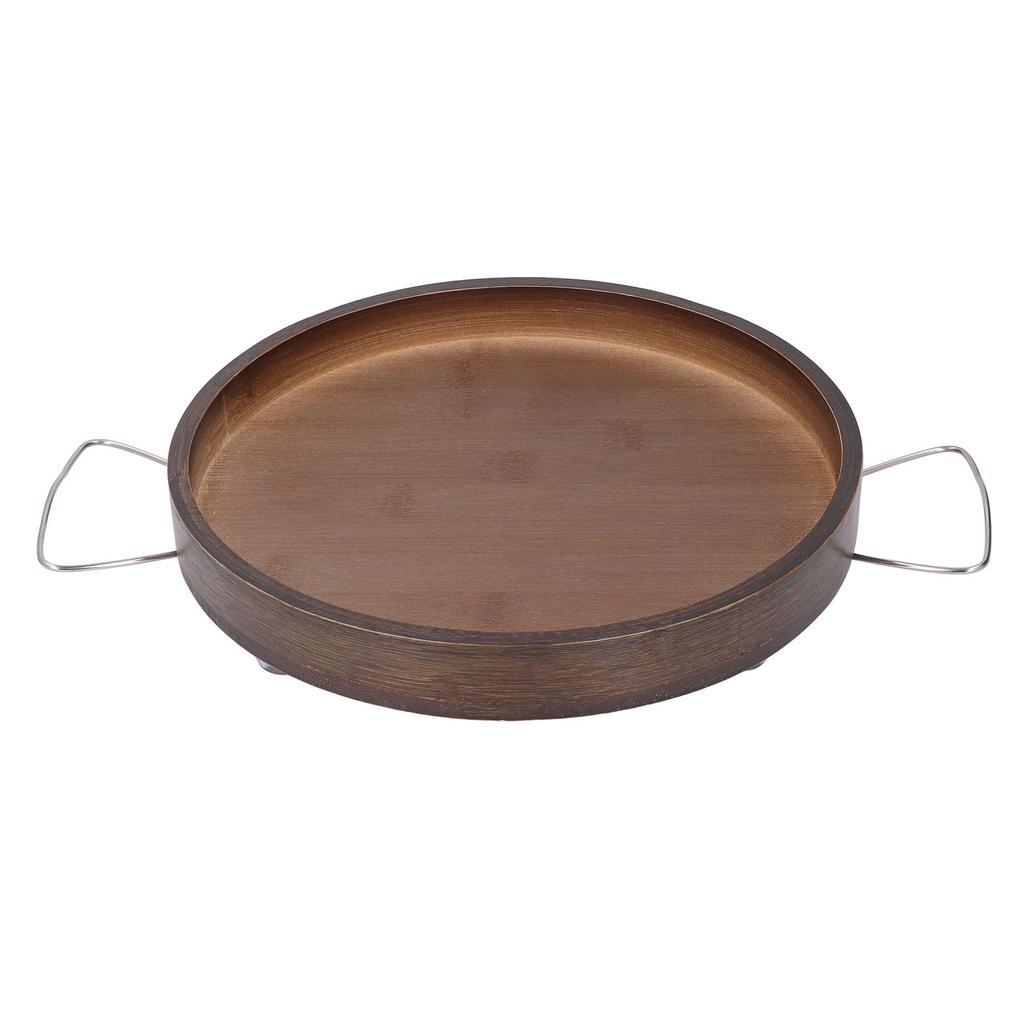 Round Arm Cup Holder Tray Folding Portable Multifuntional Anti Slip Armchair Organizer Wood Couch Ar