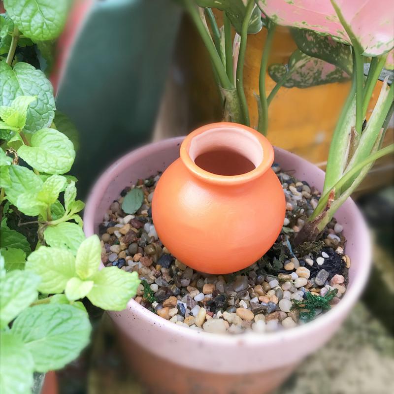 1Pc Portable Pot Culture Supplies Ceramic Potted Dropper Device Water Seeper Self Watering Automatic Drip Irrigation System