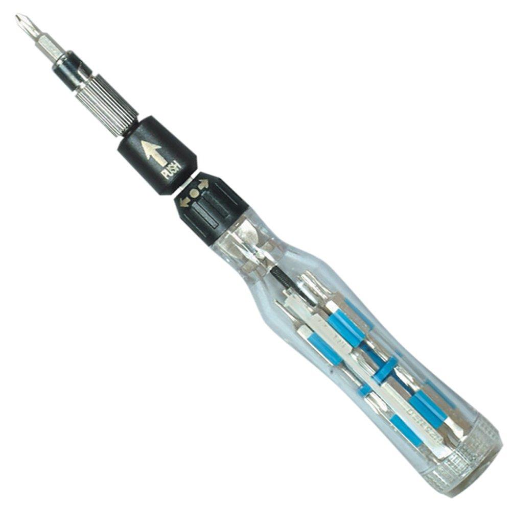 Ichinen Access Precision Screwdriver with Micro Ratchet 13942 P.Tool 30-in-1 Function, Flexible/Straight Type,