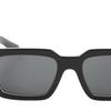 Prada Personalized Design Acetate Square Sunglasses Men's Black